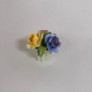 Vintage Radnor Bone China Miniature Floral Arrangement